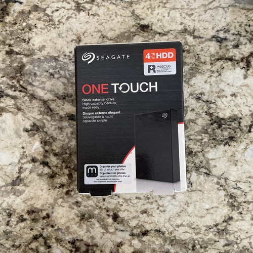 Seagate one touch 4tb - one, black