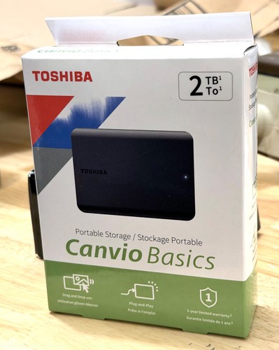Toshiba canvio basics 2tb - toshiba,