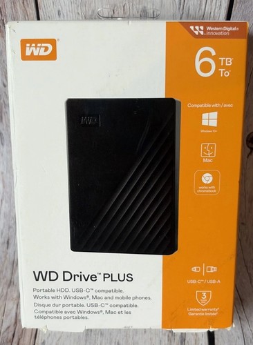 Drive plus 6tb - wd,
