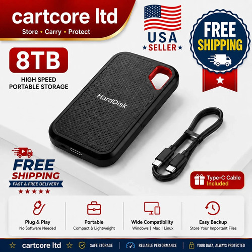 2tb 4tb portable ssd type - 8t,